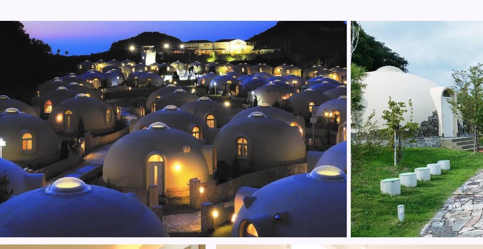 Toretore Resort dome houses, Japan